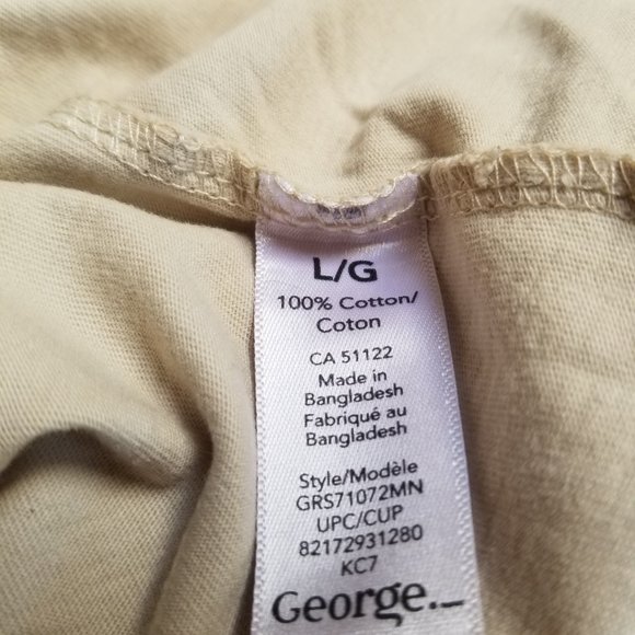 ❤️🛍️ NWOT Mens George " Pizza Guy" Short Sleeve T Shirt Size L❤️🛍️ - Picture 7 of 7